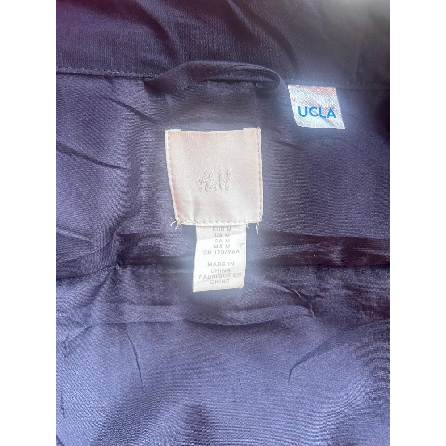 Navy UCLA Puffer Vest