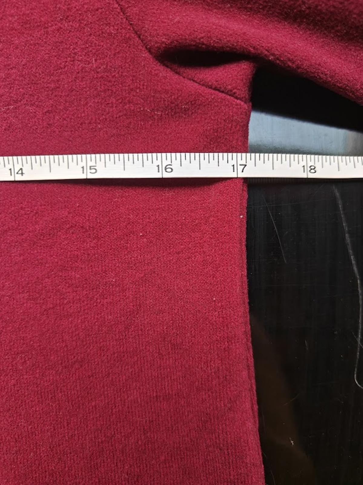Burgundy Graphic Sweater with Kawaii Bunny