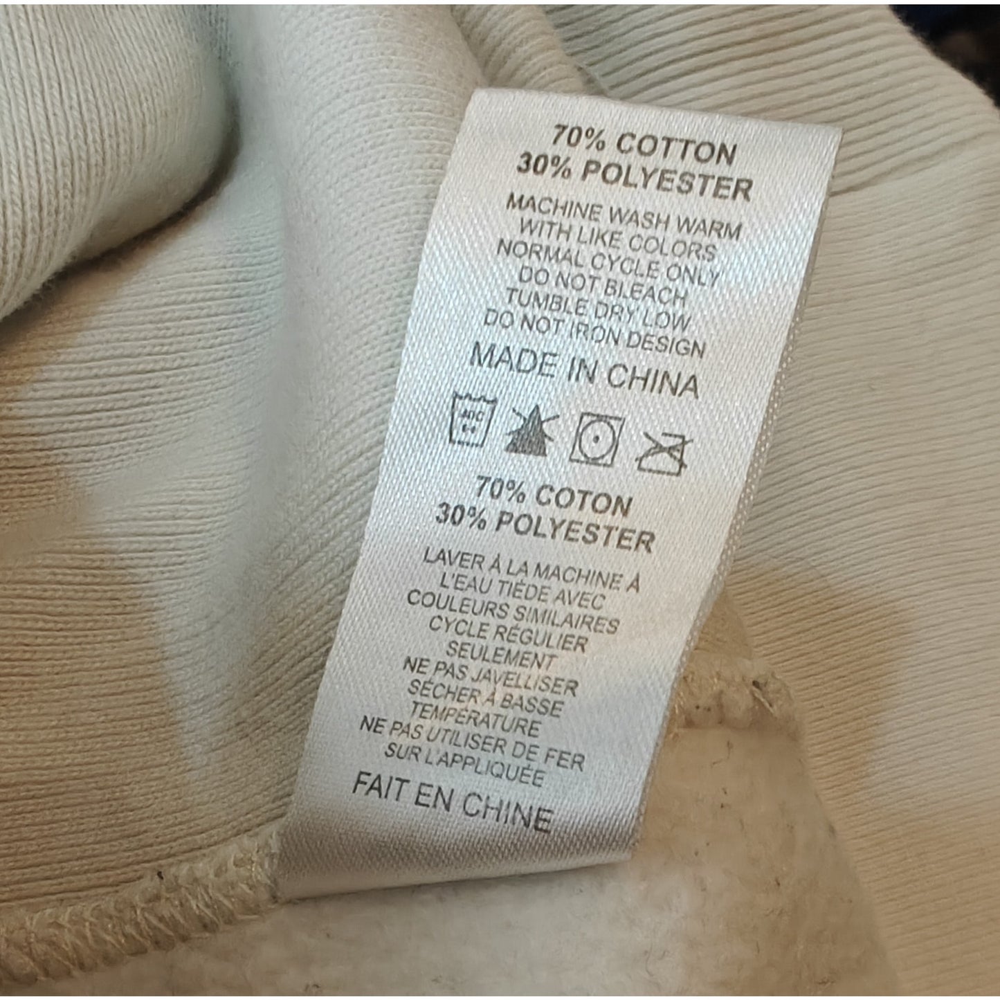 Little Puffy Club Cream Sweatshirt