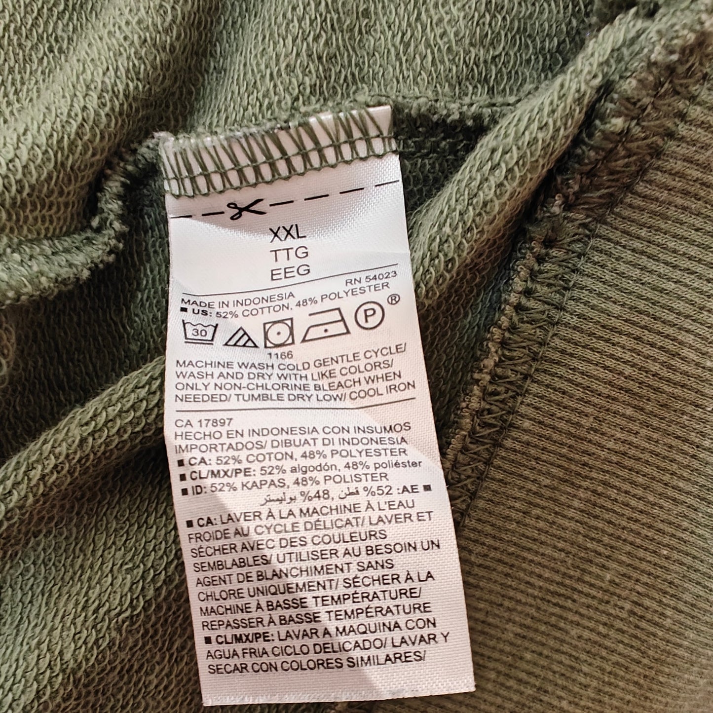 Olive Green Crewneck Sweatshirt
