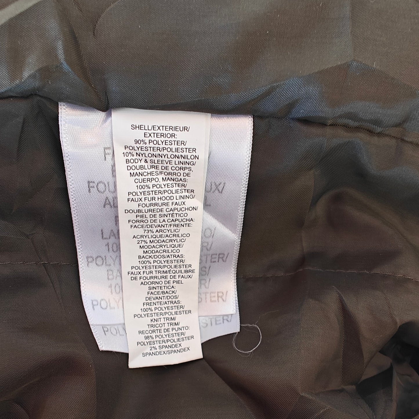 Olive Green Faux Fur Hooded Parka