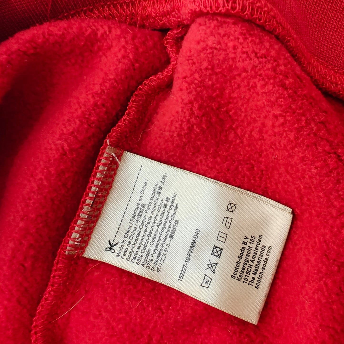 Red Amsterdam Couture Crewneck Sweatshirt