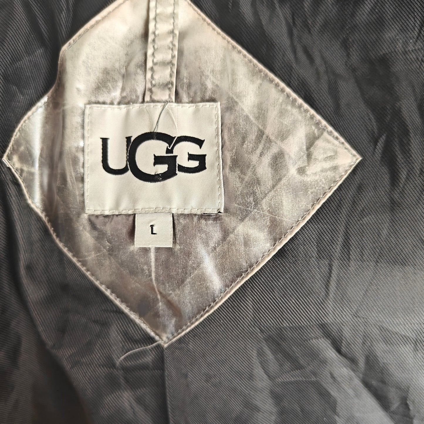 Metallic Silver Puffer Jacket