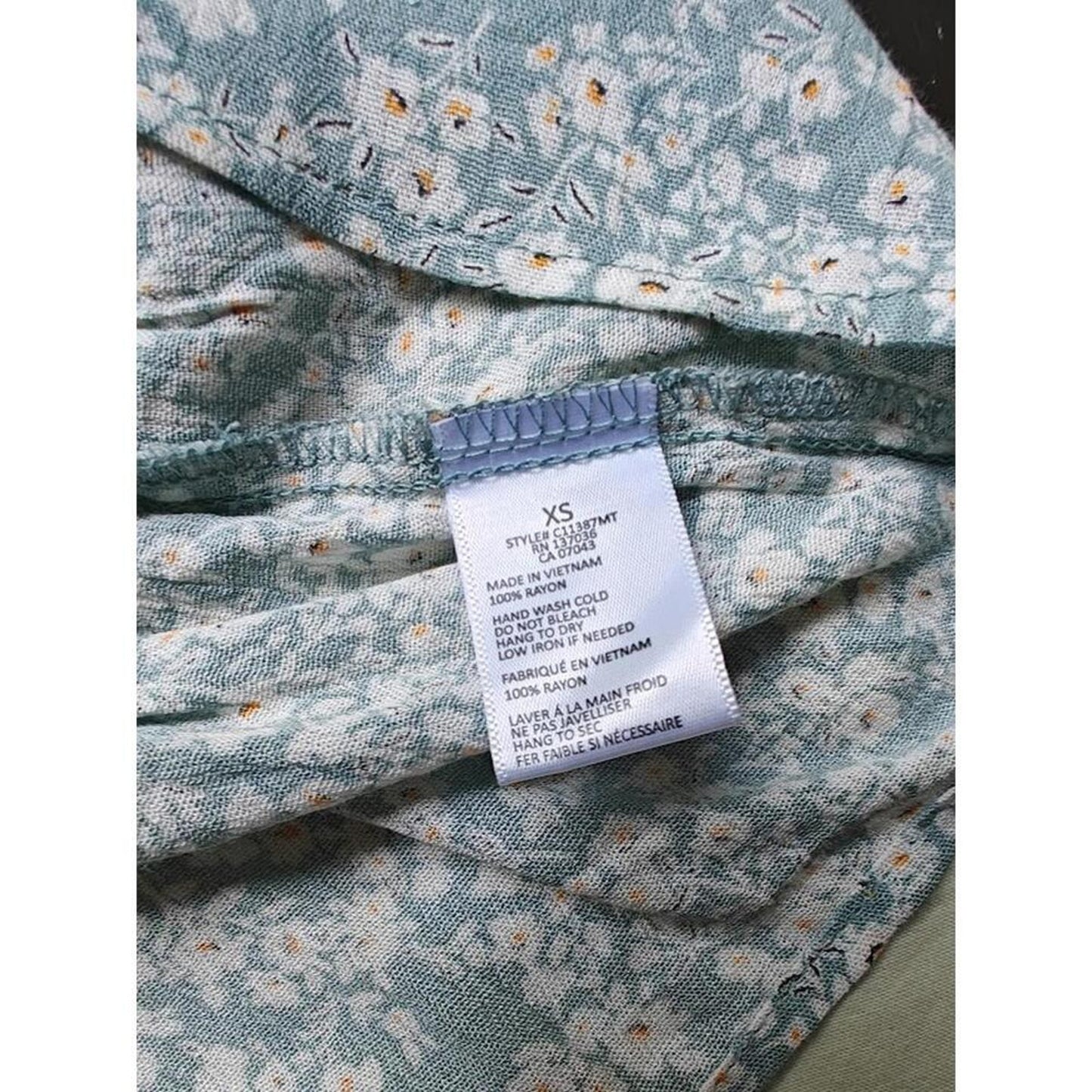 Floral Button Front Camisole