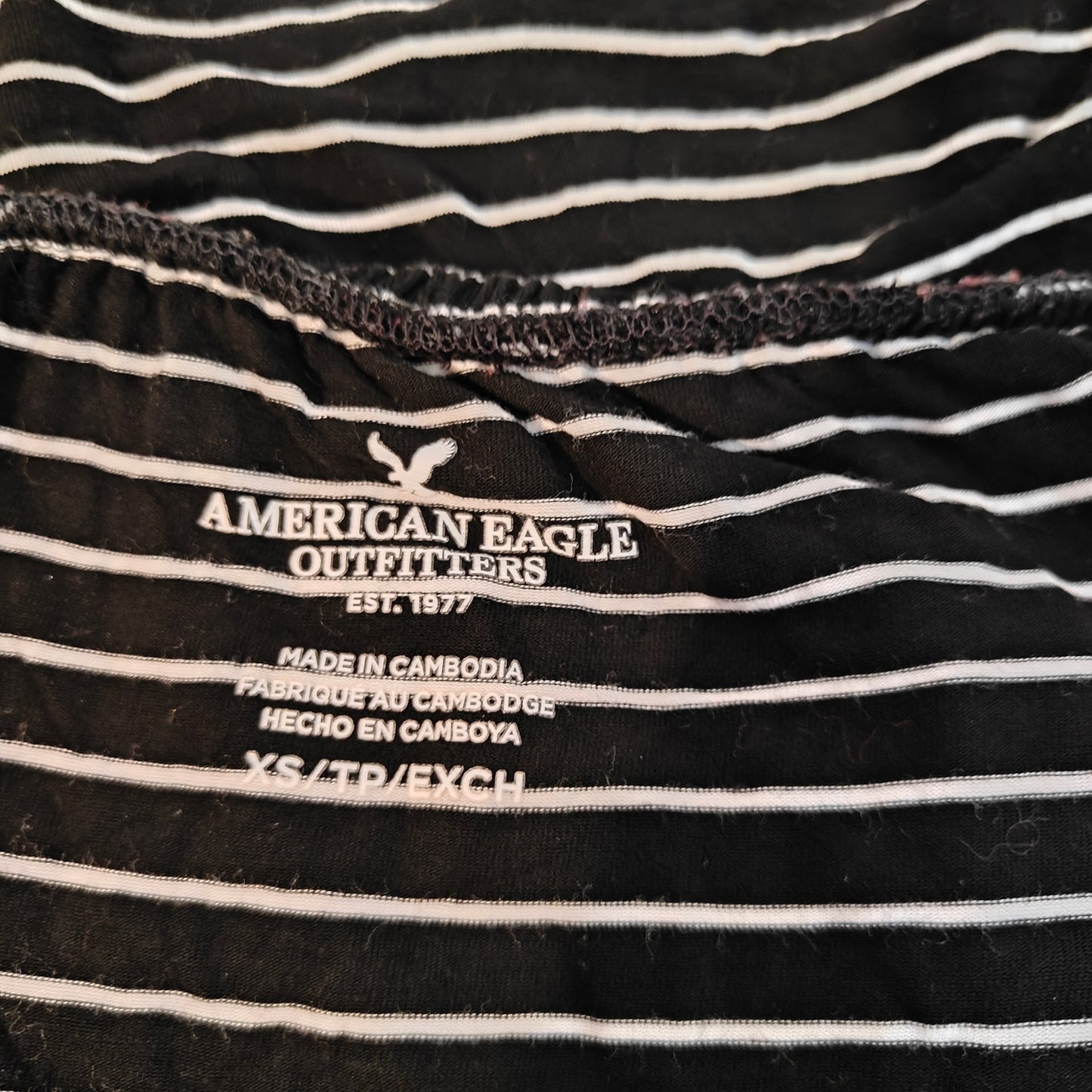 Striped Off Shoulder Top