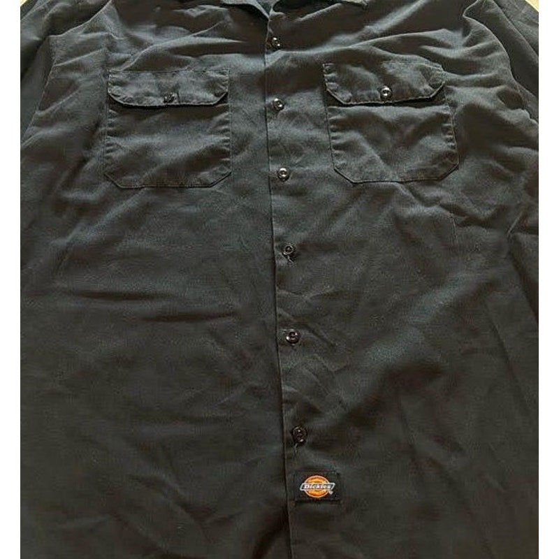 Navy Long-Sleeve Work Shirt