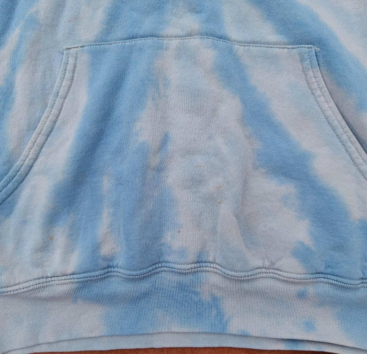 Blue Tie Dye Cherry Blossom Hoodie