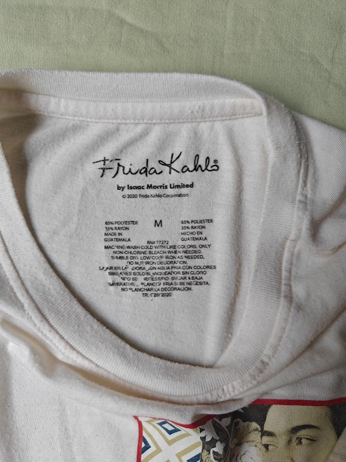 White Frida Kahlo Graphic T-Shirt