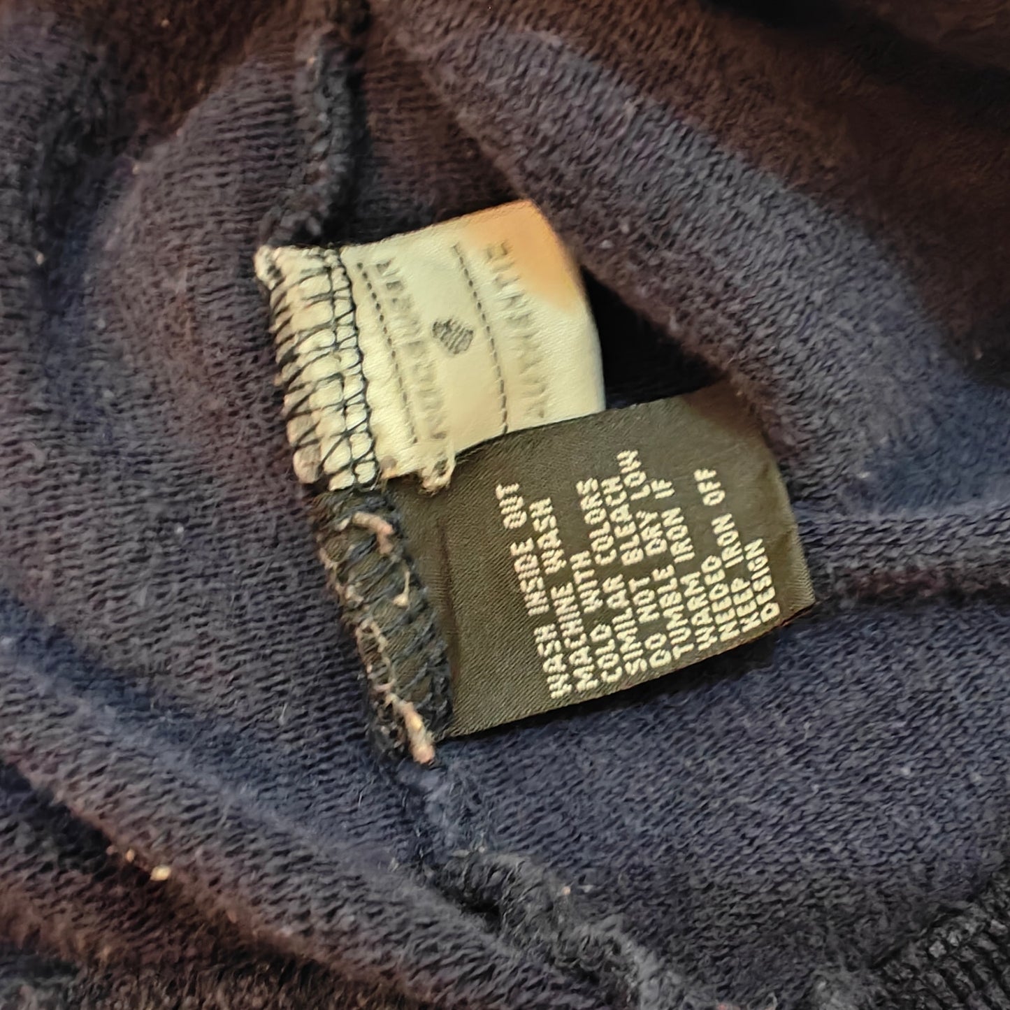 Vintage Navy Zip-Up Track Jacket