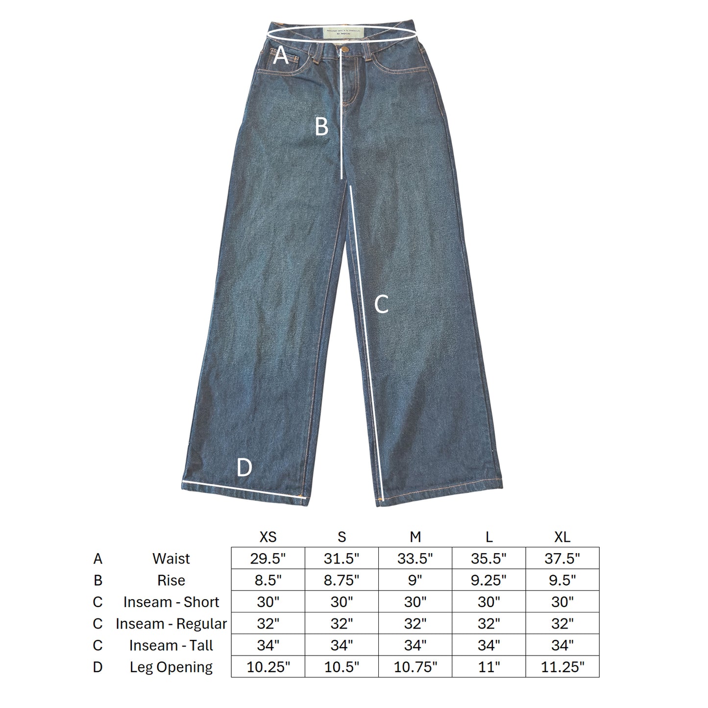 Levi's Reworked Women's Light Blue Wide Leg Jeans
