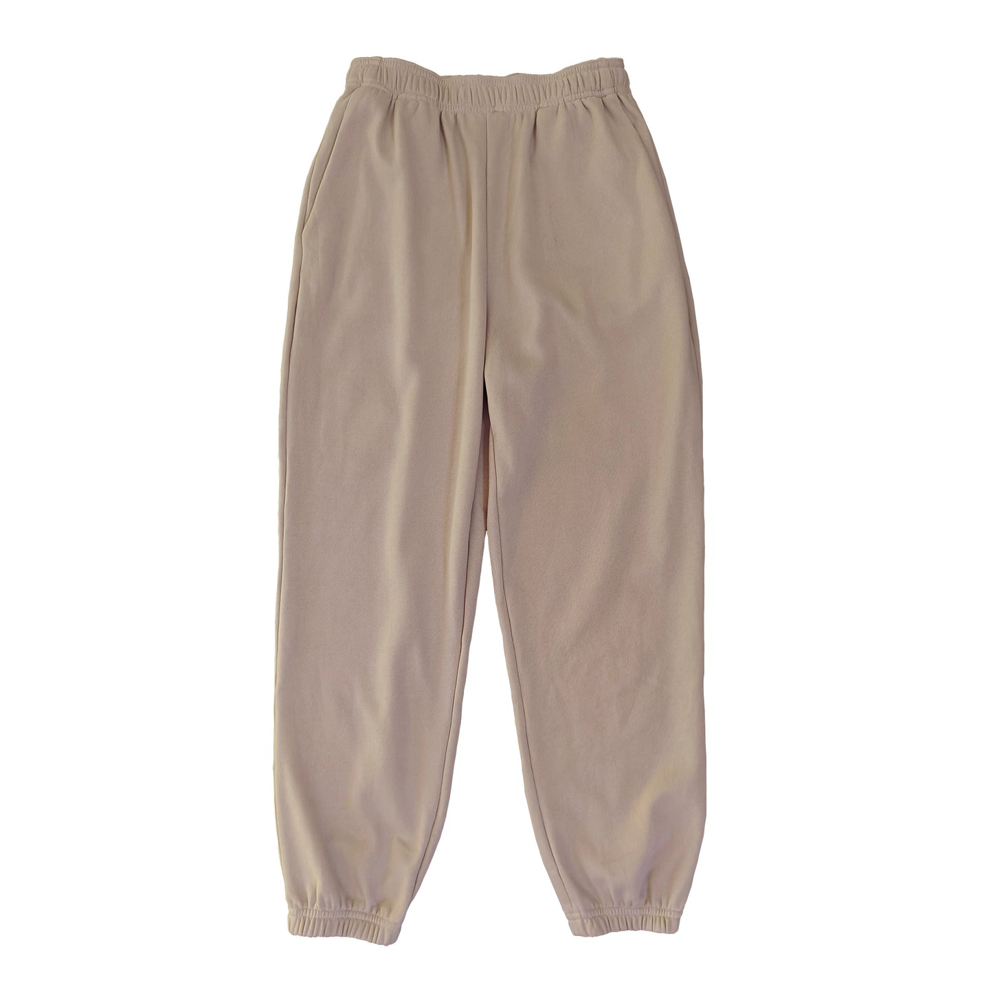 Khaki Sponge Fleece Jogger Sweatpants