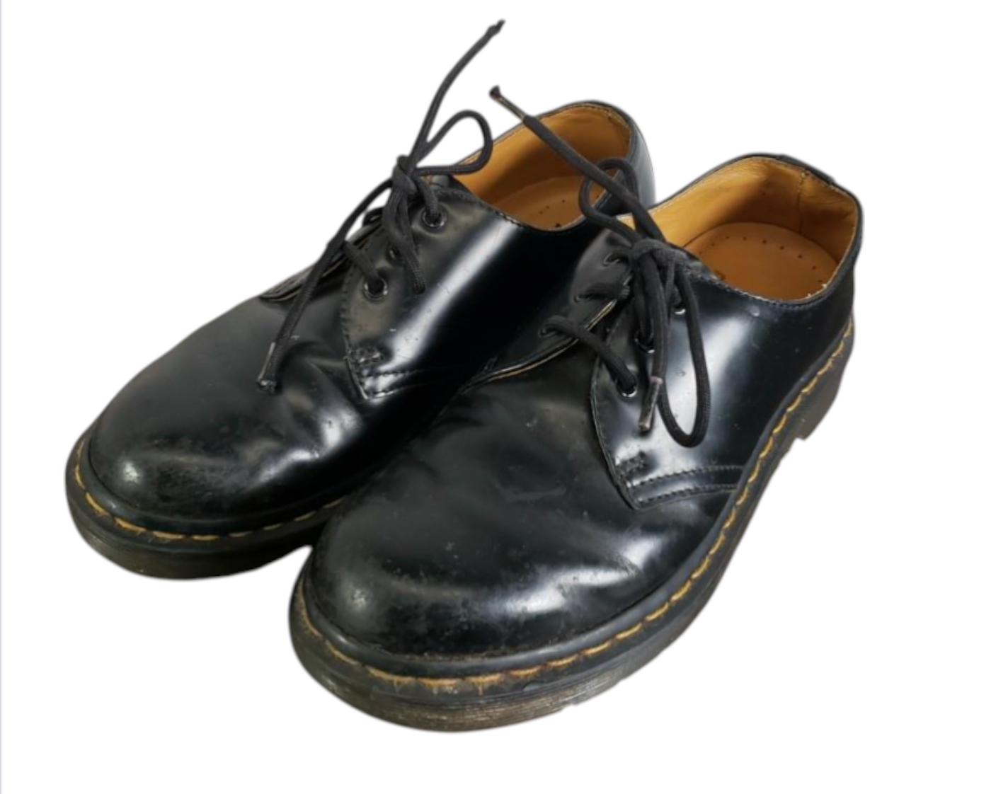 Black Leather Oxford Shoes
