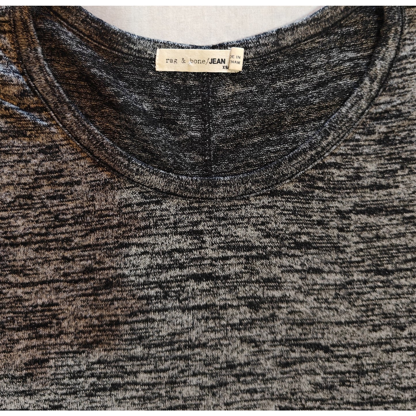Gray Marled Long-Sleeve Tee