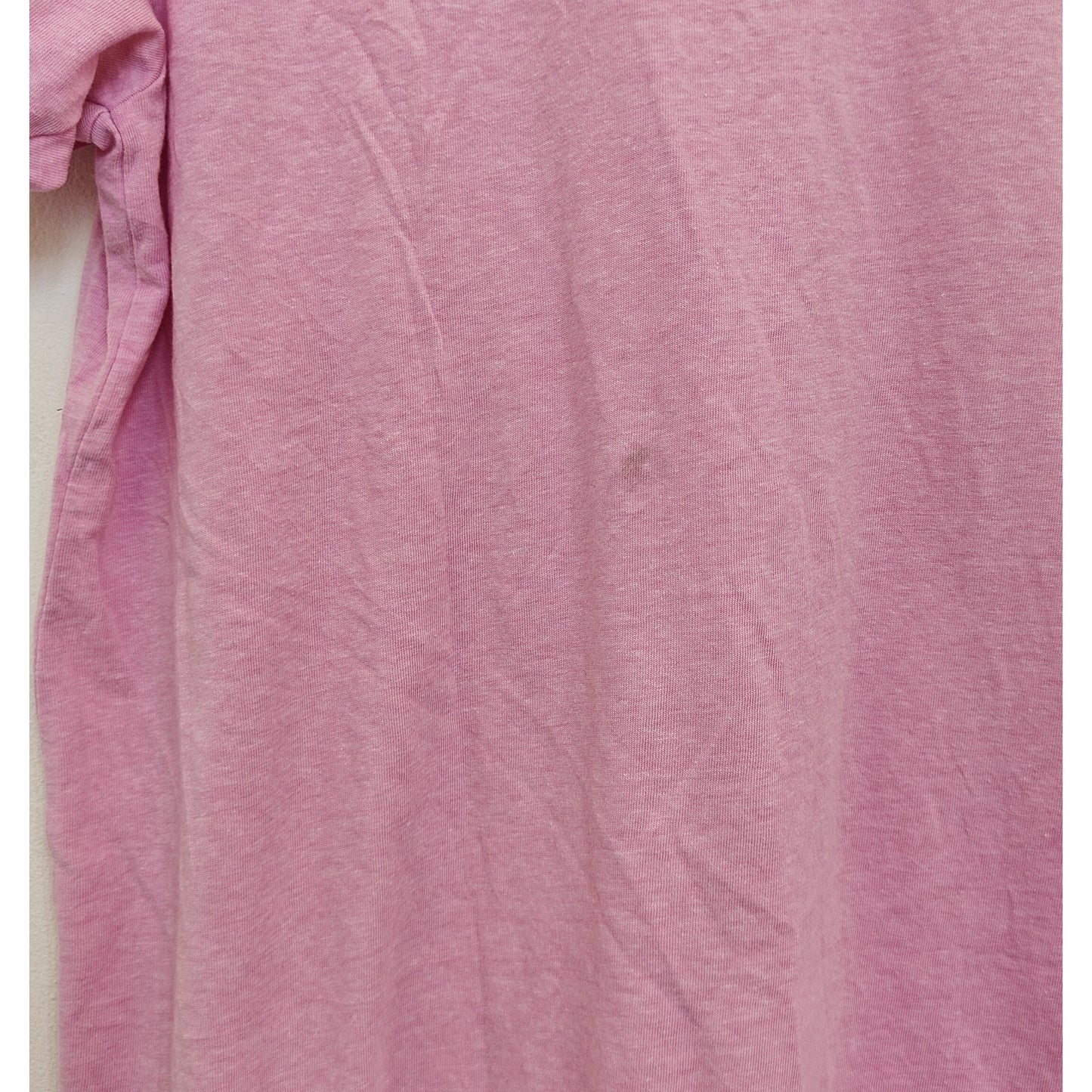 Pink Crewneck Logo Tee Shirt