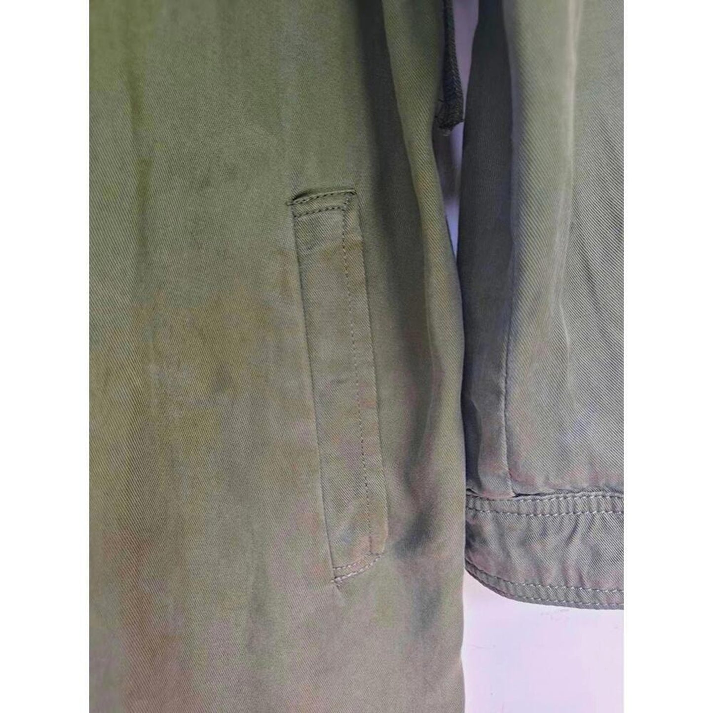 Lightweight Olive Trench Coat
