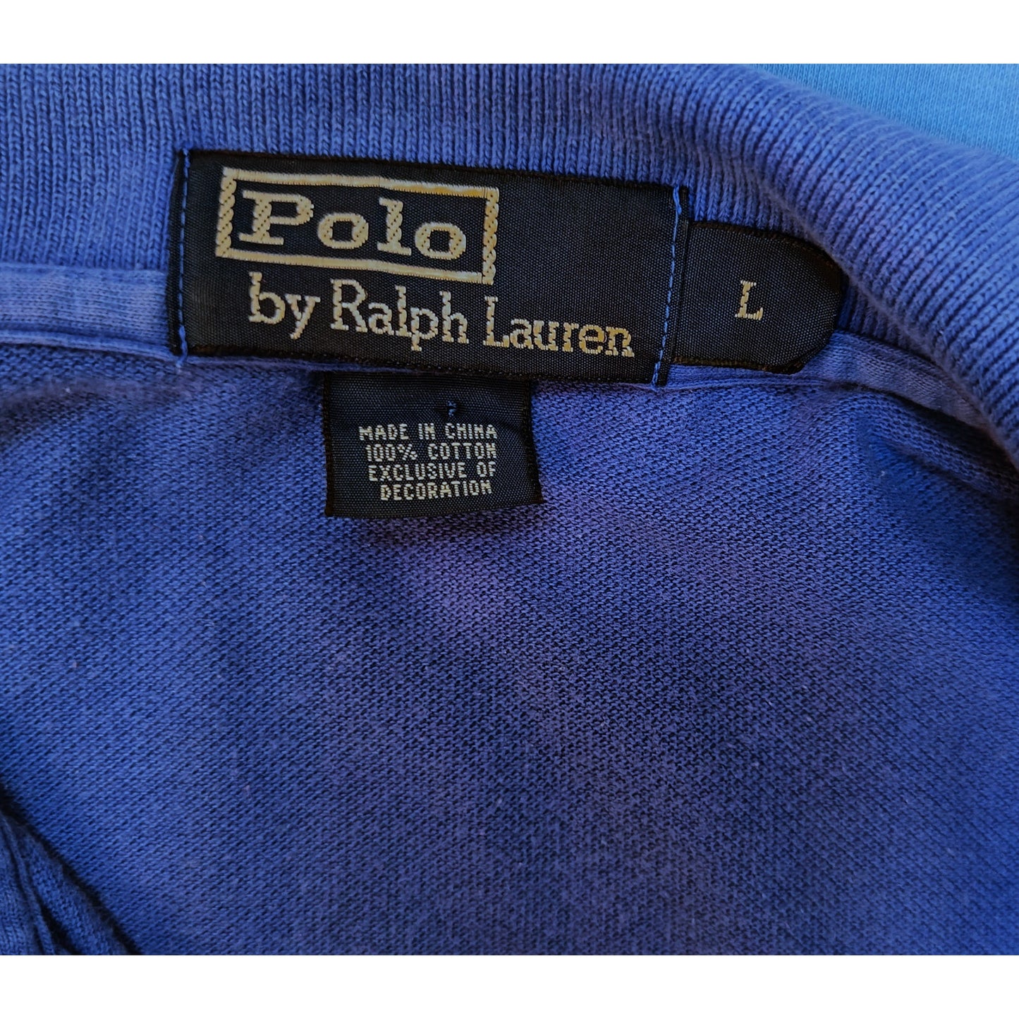 Royal Blue Polo Shirt With Orange Pony Logo