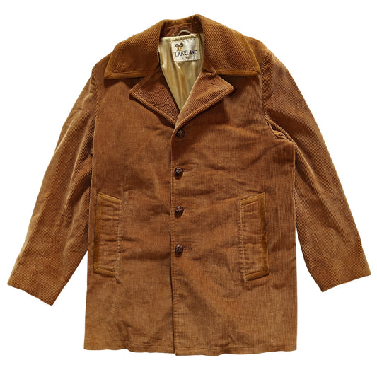 Vintage Brown Corduroy Coat Jacket