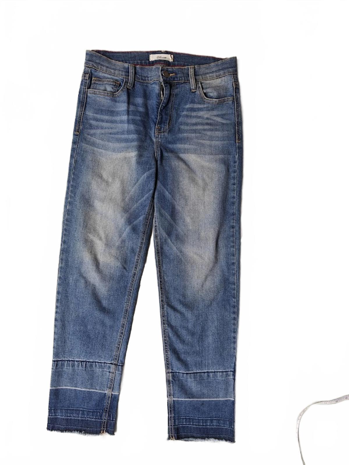 Midrise Unrolled Hem Jeans