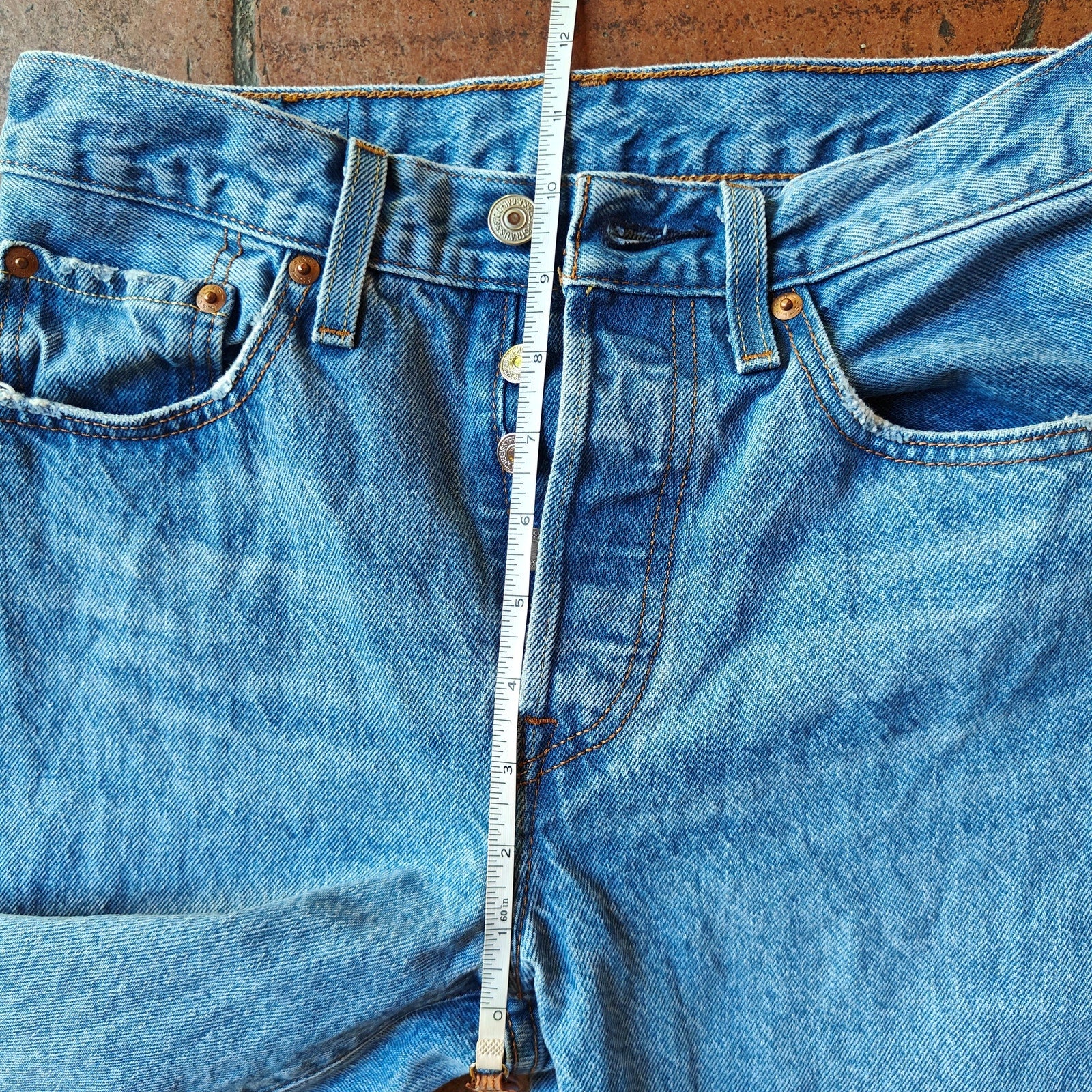 501 WaterLess Light Wash Button Fly Jeans