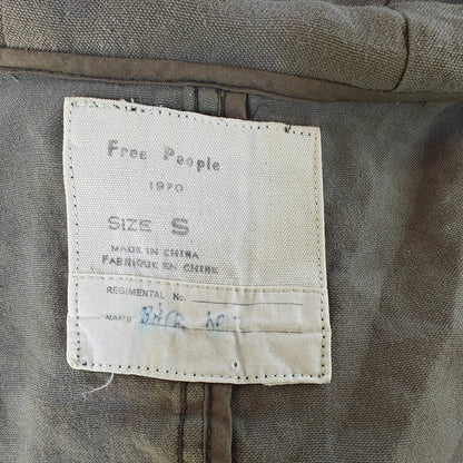 Lightweight Olive Hooded Jacket With Drawstring
