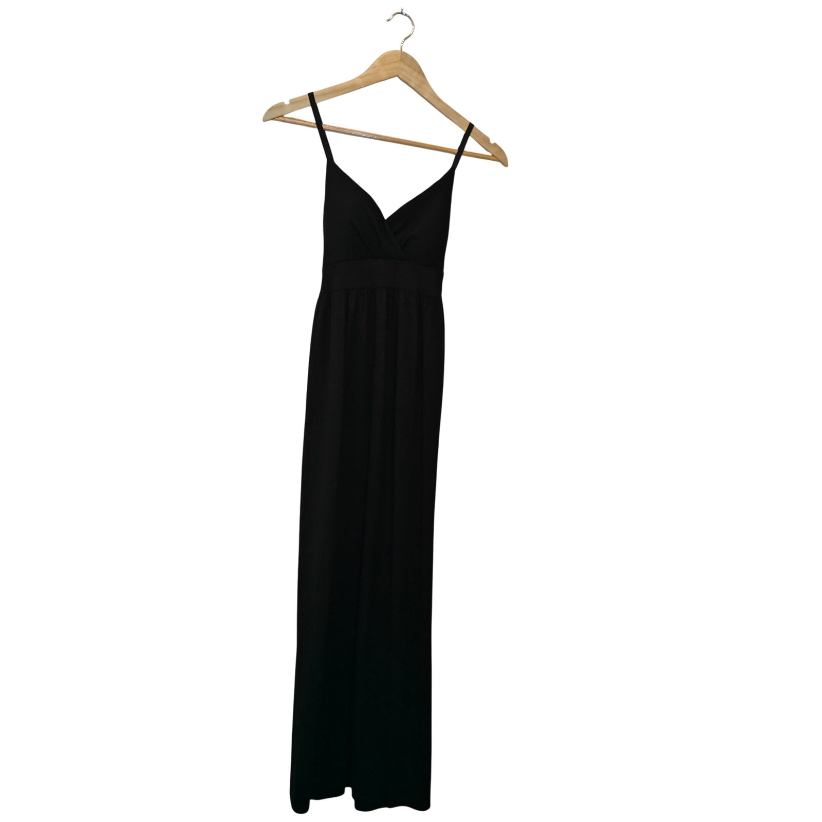 Black Empire Waist Spaghetti Strap Dress