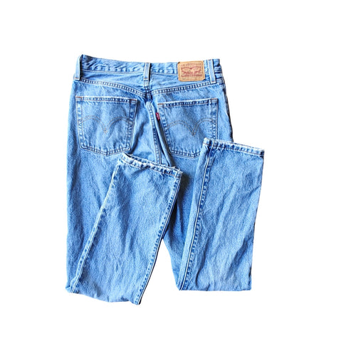 501 WaterLess Light Wash Button Fly Jeans