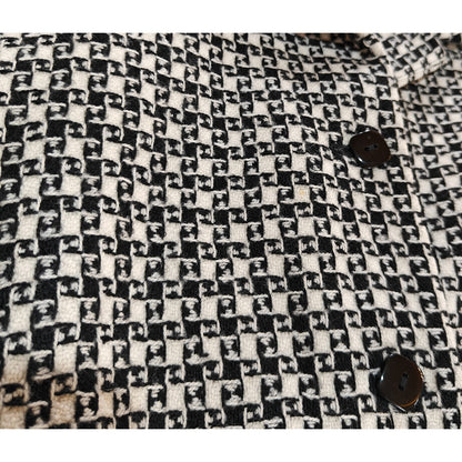 Black and Cream Tweed Blazer