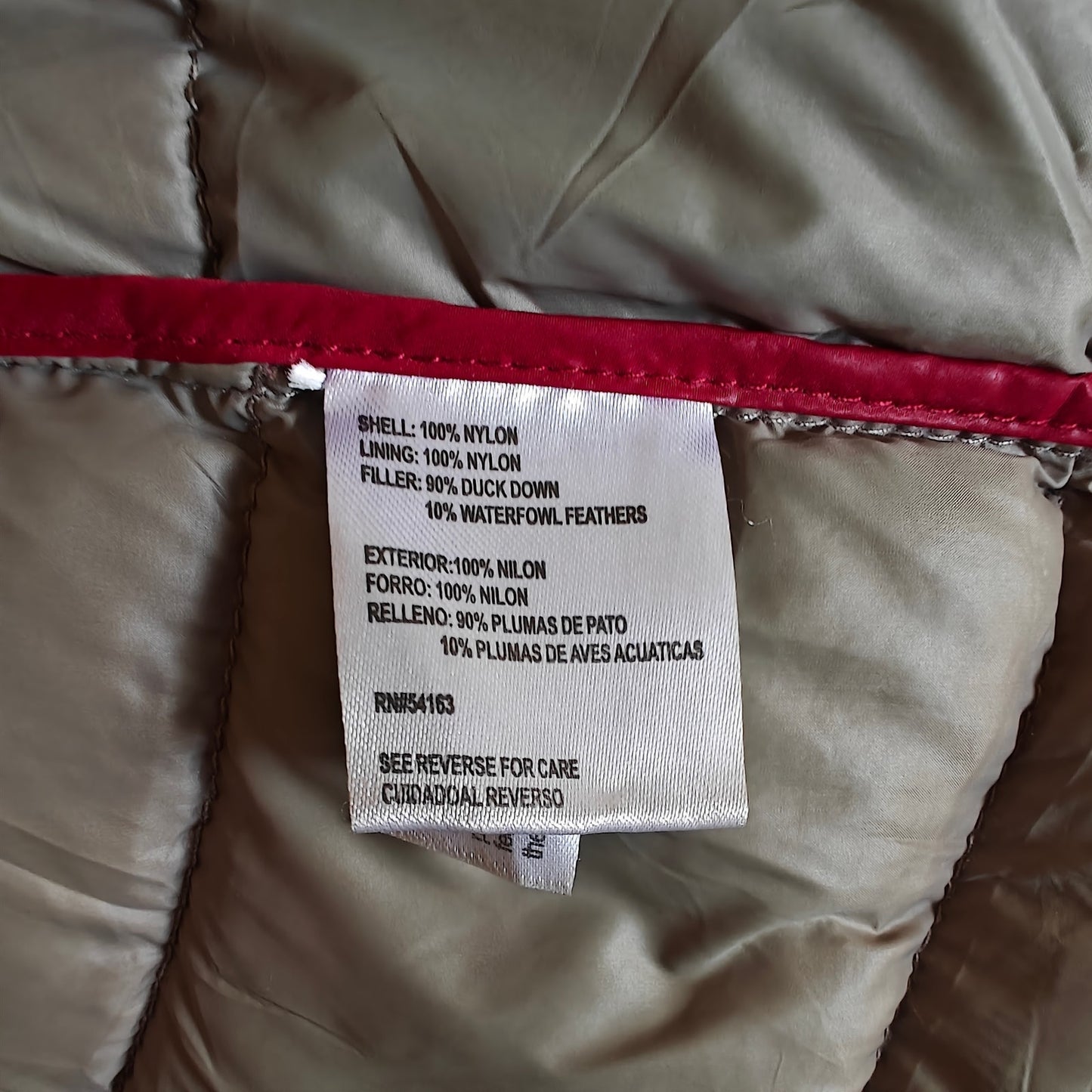 Olive Packable Down Puffer Coat
