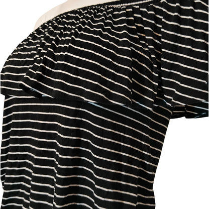 Striped Off Shoulder Top