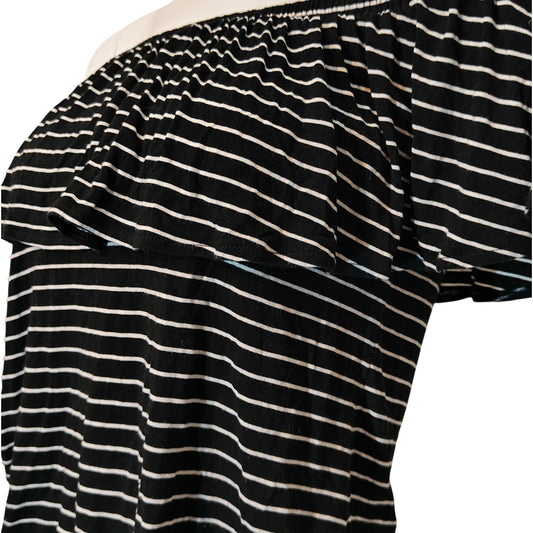 Striped Off Shoulder Top