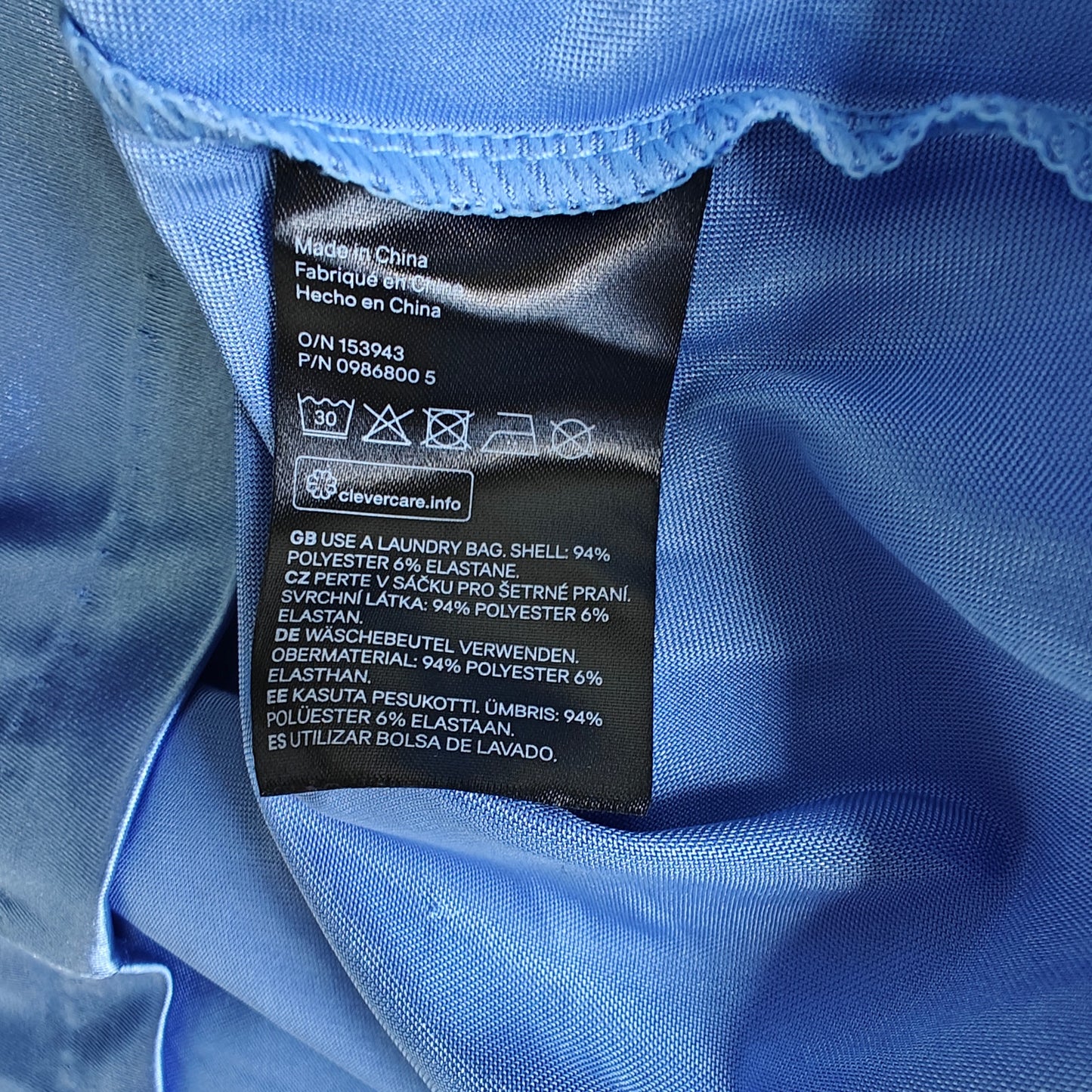 Blue Satin Backless Slip Dress