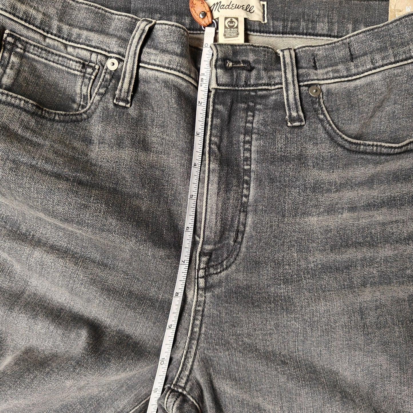 Washed Black High-Rise Skinny Jeans