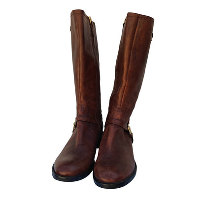 Brown Leather Riding Boots