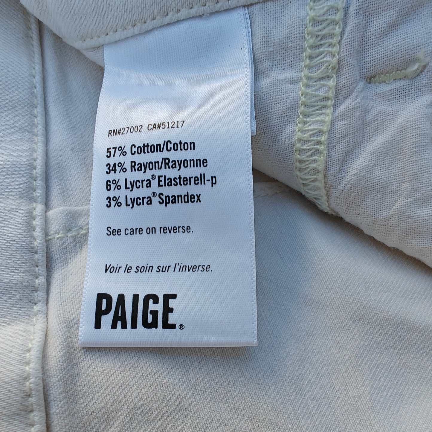 White Mayslie High Rise Joggers