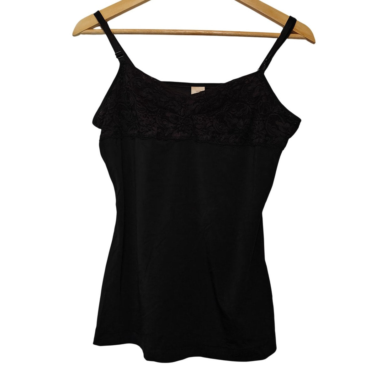 Black Lace Trim Camisole