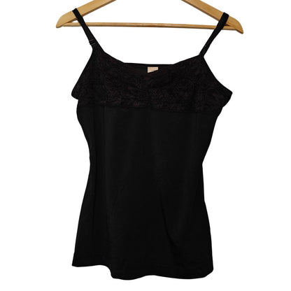Black Lace Trim Camisole