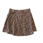 Leopard Print Skater Skirt