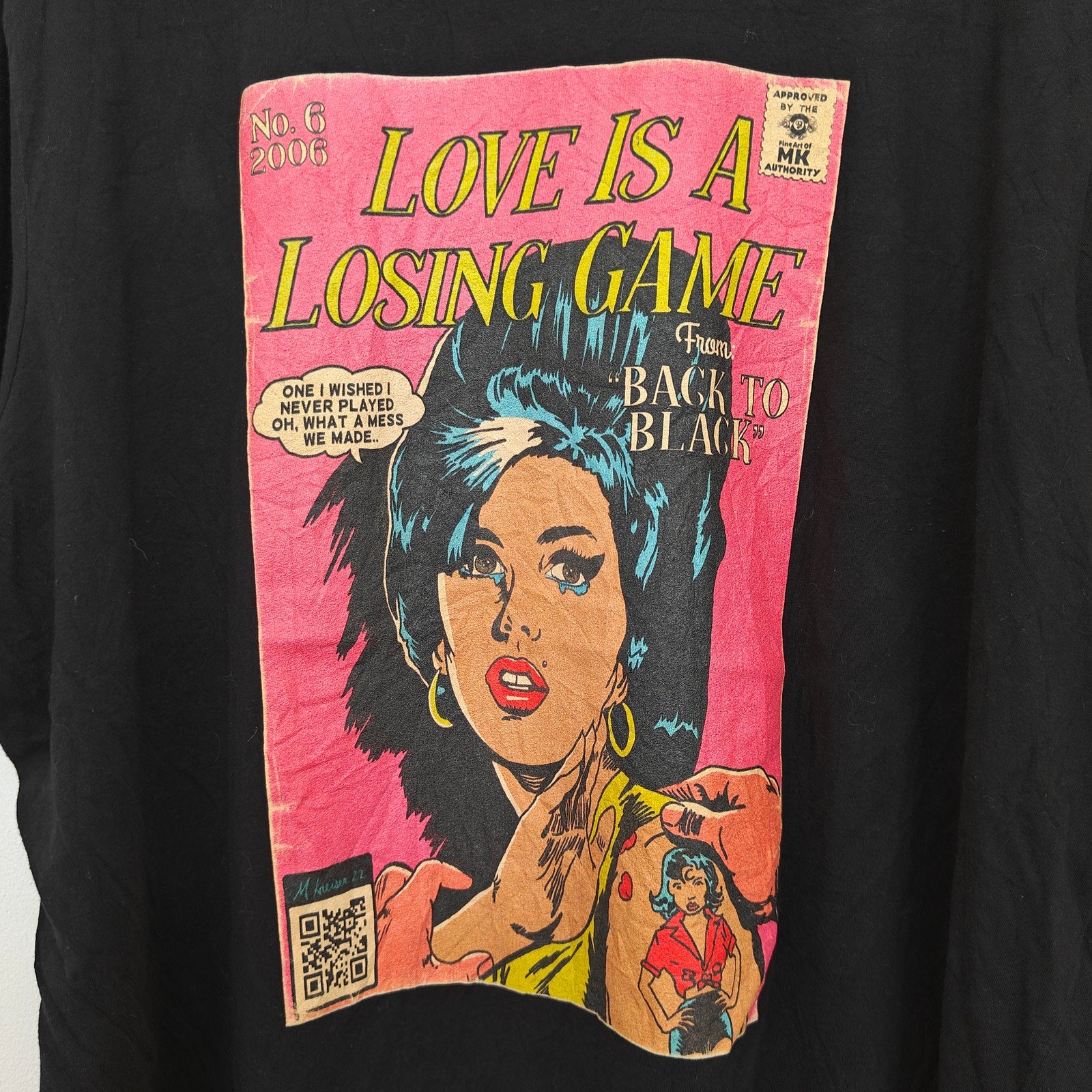 Amy Winehouse Love is a Losing Game Graphic Tee