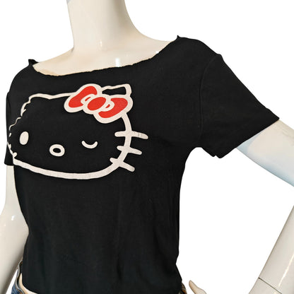 Black Hello Kitty Graphic Tee