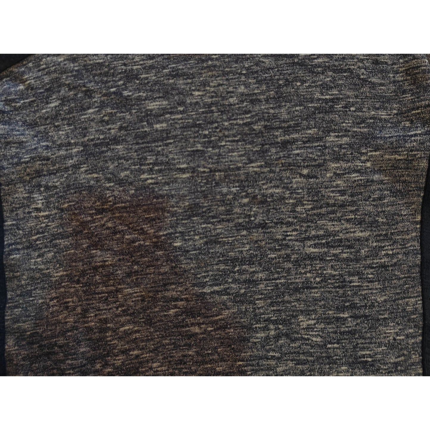 Gray and Navy Colorblock Knit Sweater