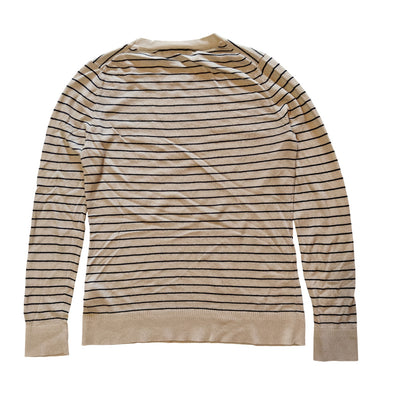 Silk Cashmere Striped Sweater