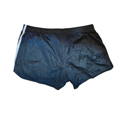 Black Mesh Athletic Shorts