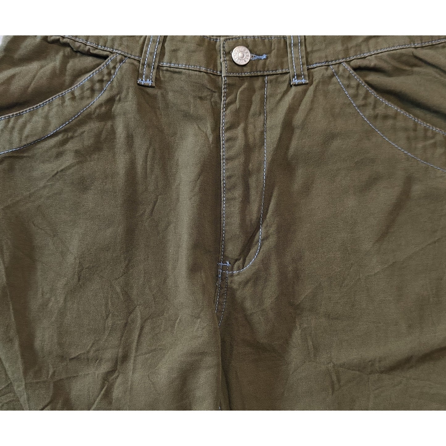 Olive Green Wide Leg Pants