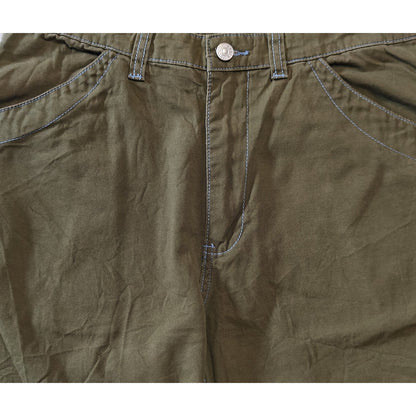 Olive Green Wide Leg Pants