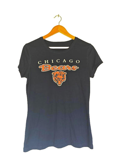 Navy Chicago Bears Fitted Logo T-Shirt
