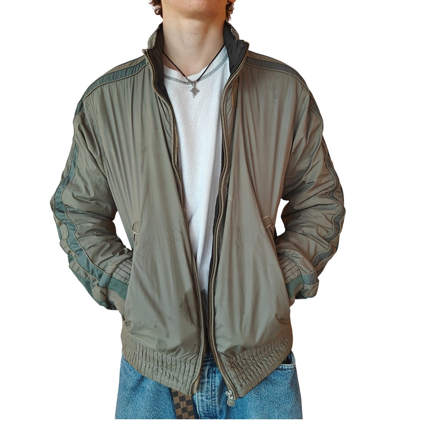 Olive/Black Reversible Lightweight Jacket