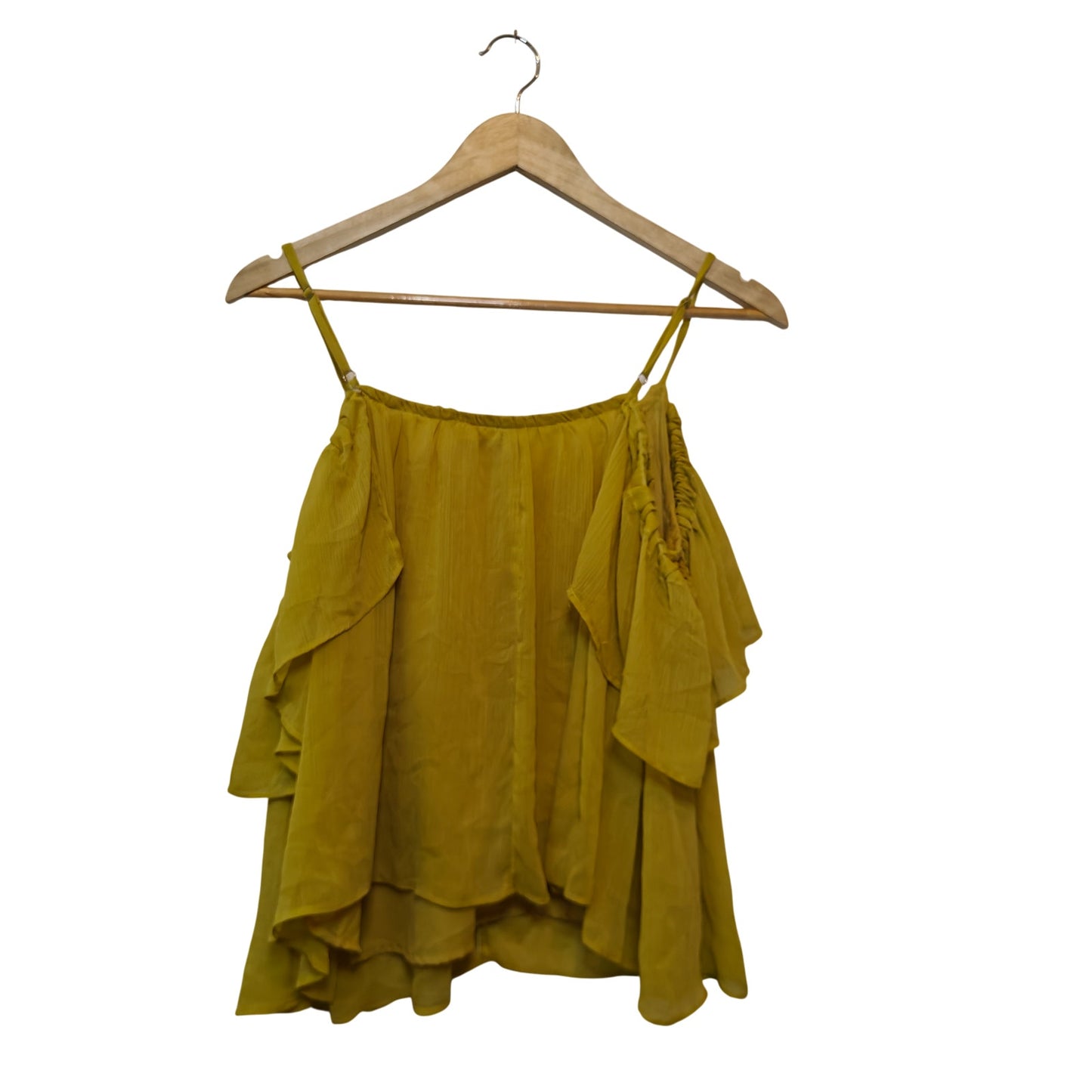 Mustard Off Shoulder Blouse