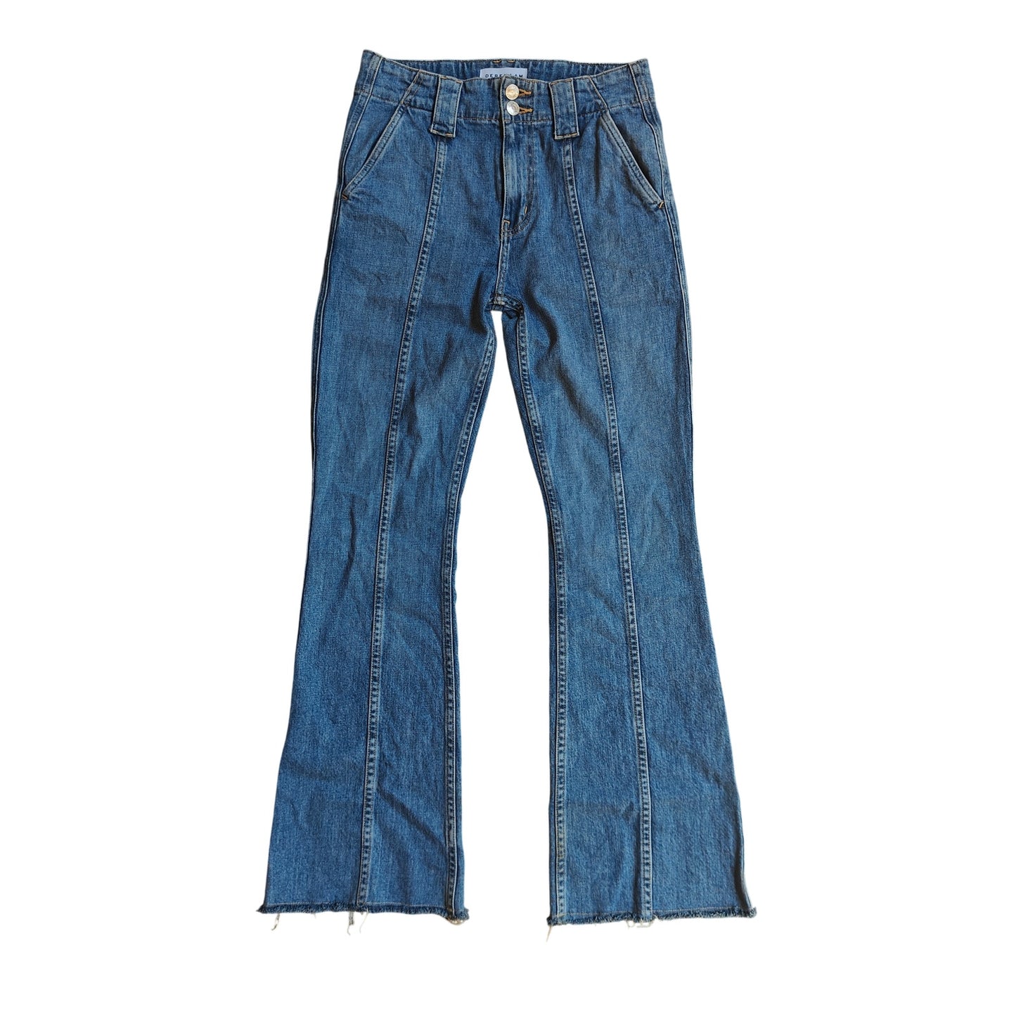 Medium Wash High Rise Flare Jeans