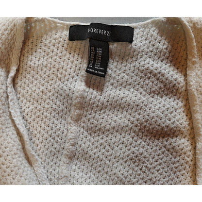 Cream Fringe Poncho