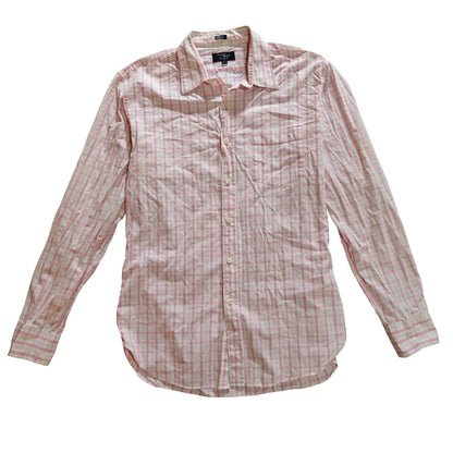 Thompson Shirting Pink Gingham Button Down Shirt